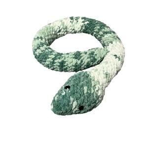 Handmade Crochet Snake Plushie Stuffie